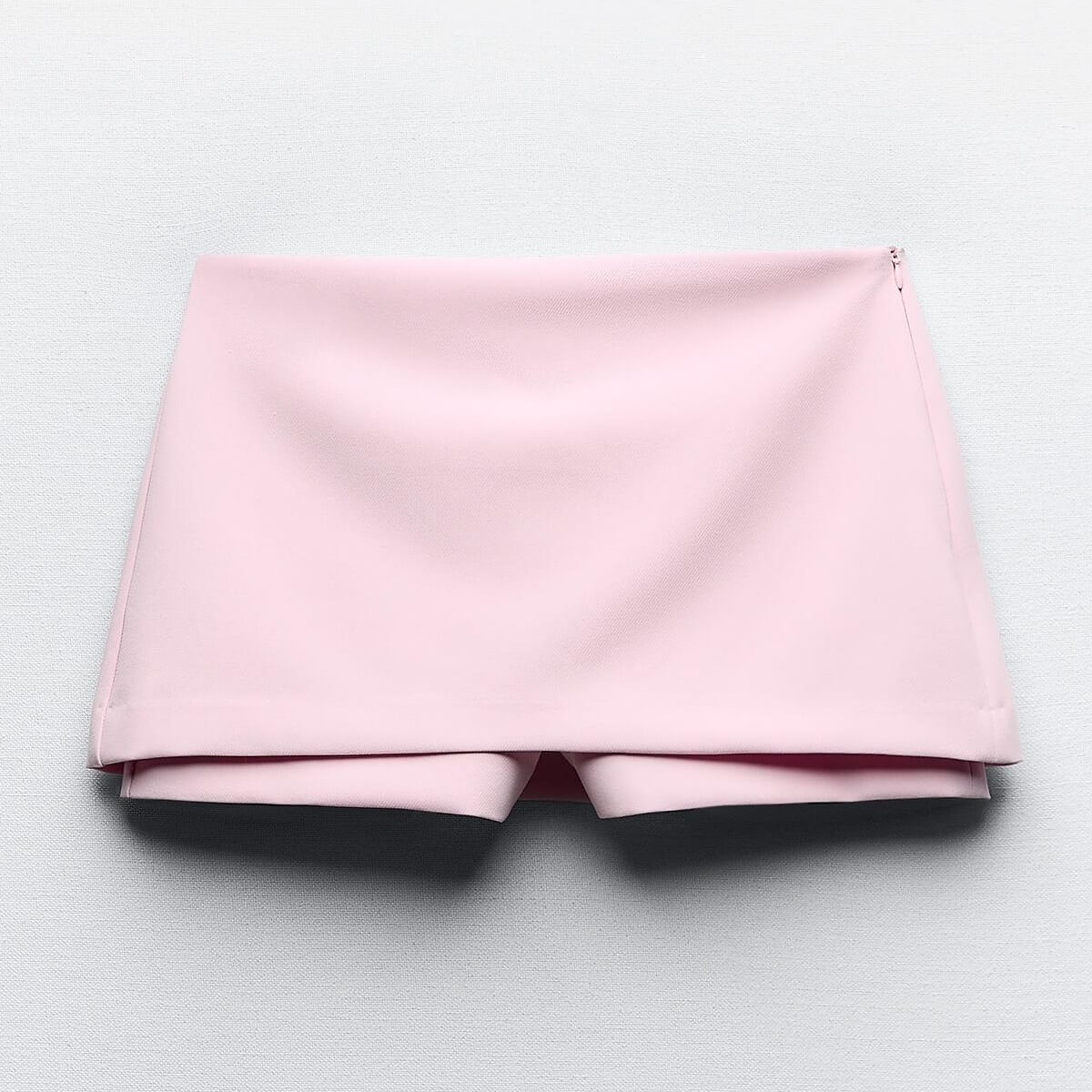 Юбка-шорты Zara Low-rise, розовый