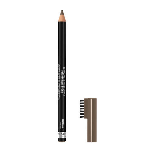 

Rimmel Карандаш для бровей Brow This Way Professional с кисточкой 005 Пепельно-коричневый