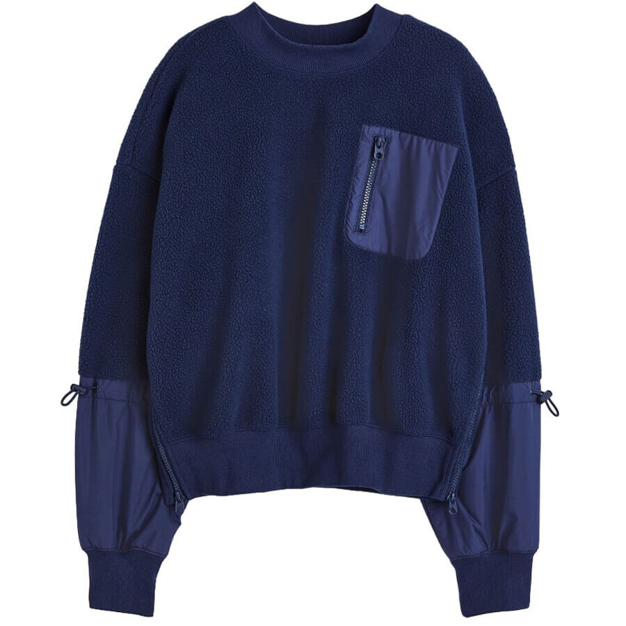 

Свитшот H&M Teddy sports, синий