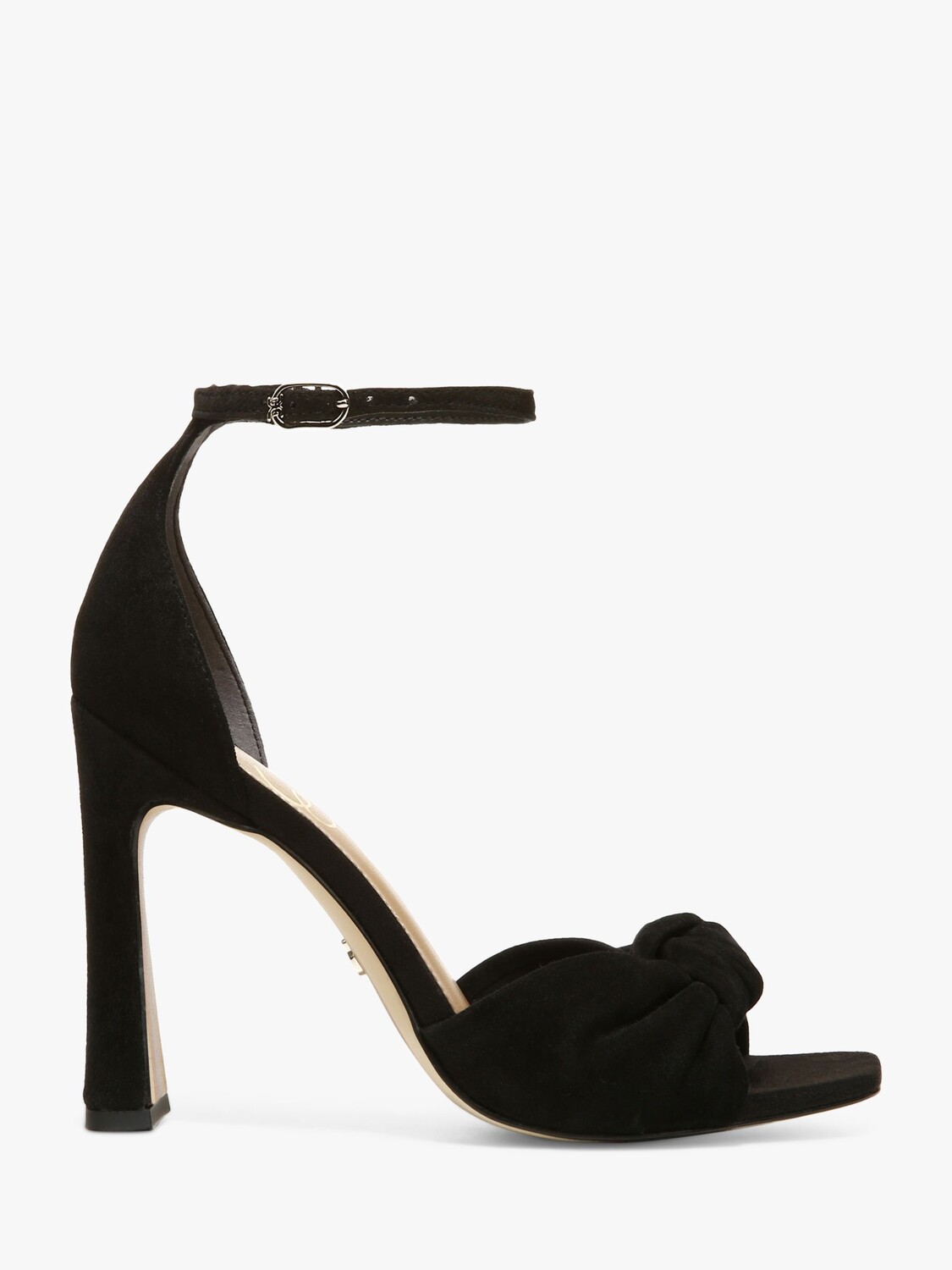 

Замшевые босоножки Sam Edelman Lucia на высоком каблуке, черные