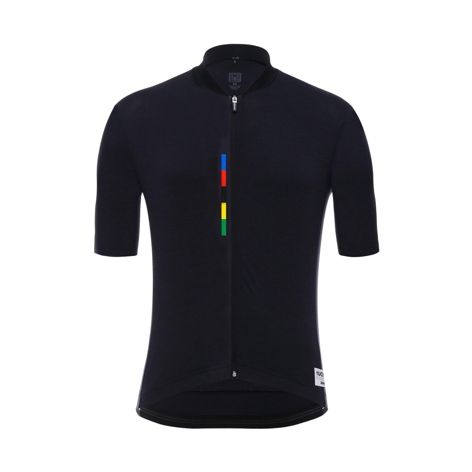 

Велосипедный трикотаж для гоночного велосипеда Santini UCI Rainbow Collection черный