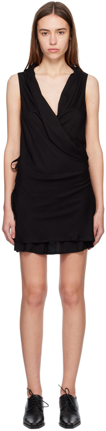 

Черное мини-платье Angelika Ann Demeulemeester
