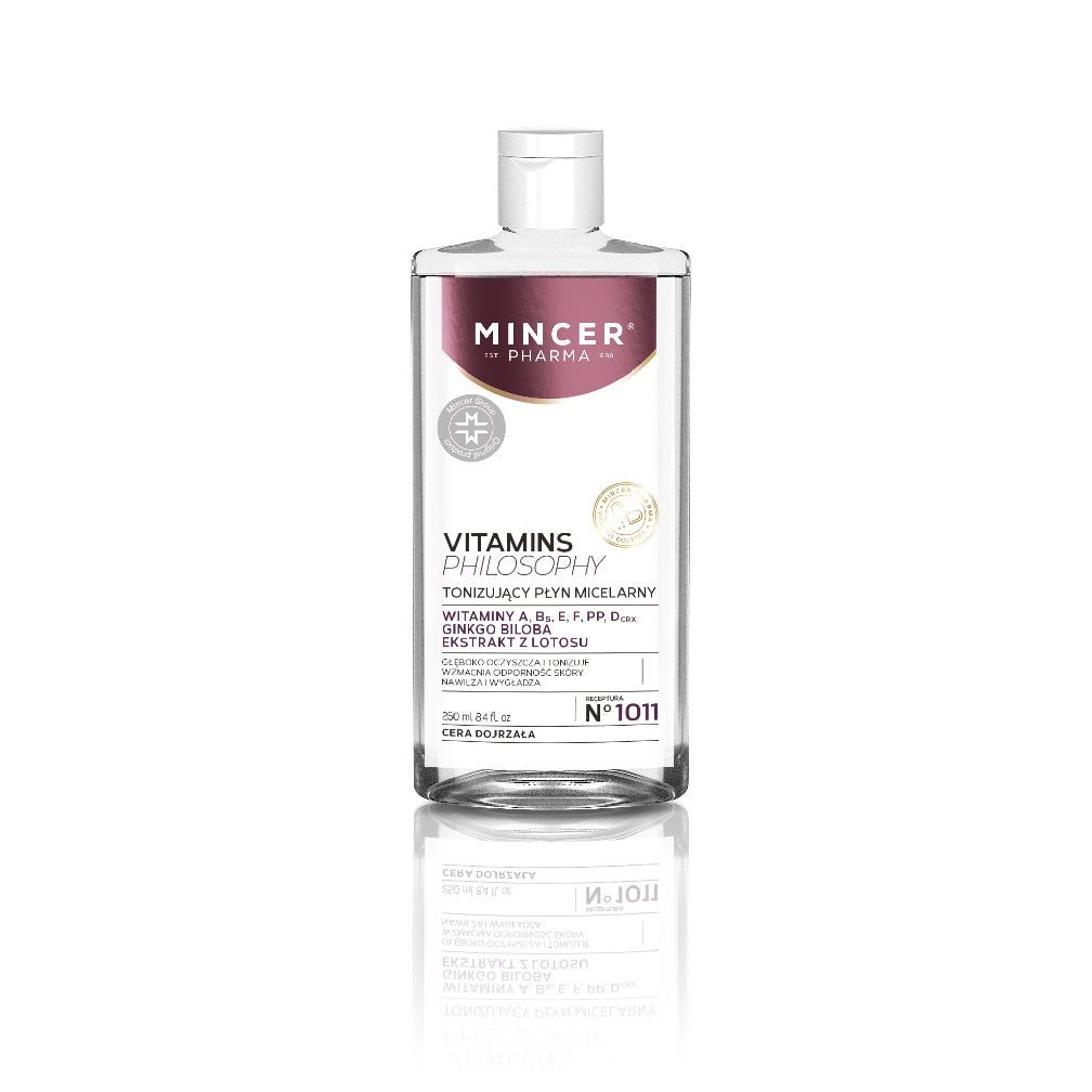Mincer Pharma Мицеллярная вода Vitamins Philosophy тонизирующая №1011 250мл месяц очищения мягк диля