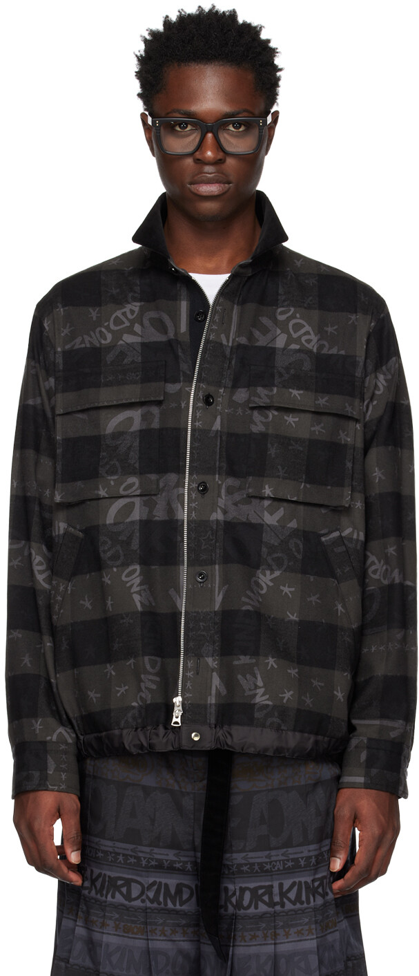 

Черная рубашка Eric Haze Edition sacai