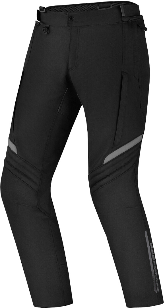 Мотоциклетные брюки SHIMA Rush водонепроницаемые, черный водонепроницаемые женские мотоциклетные текстильные брюки rush shima