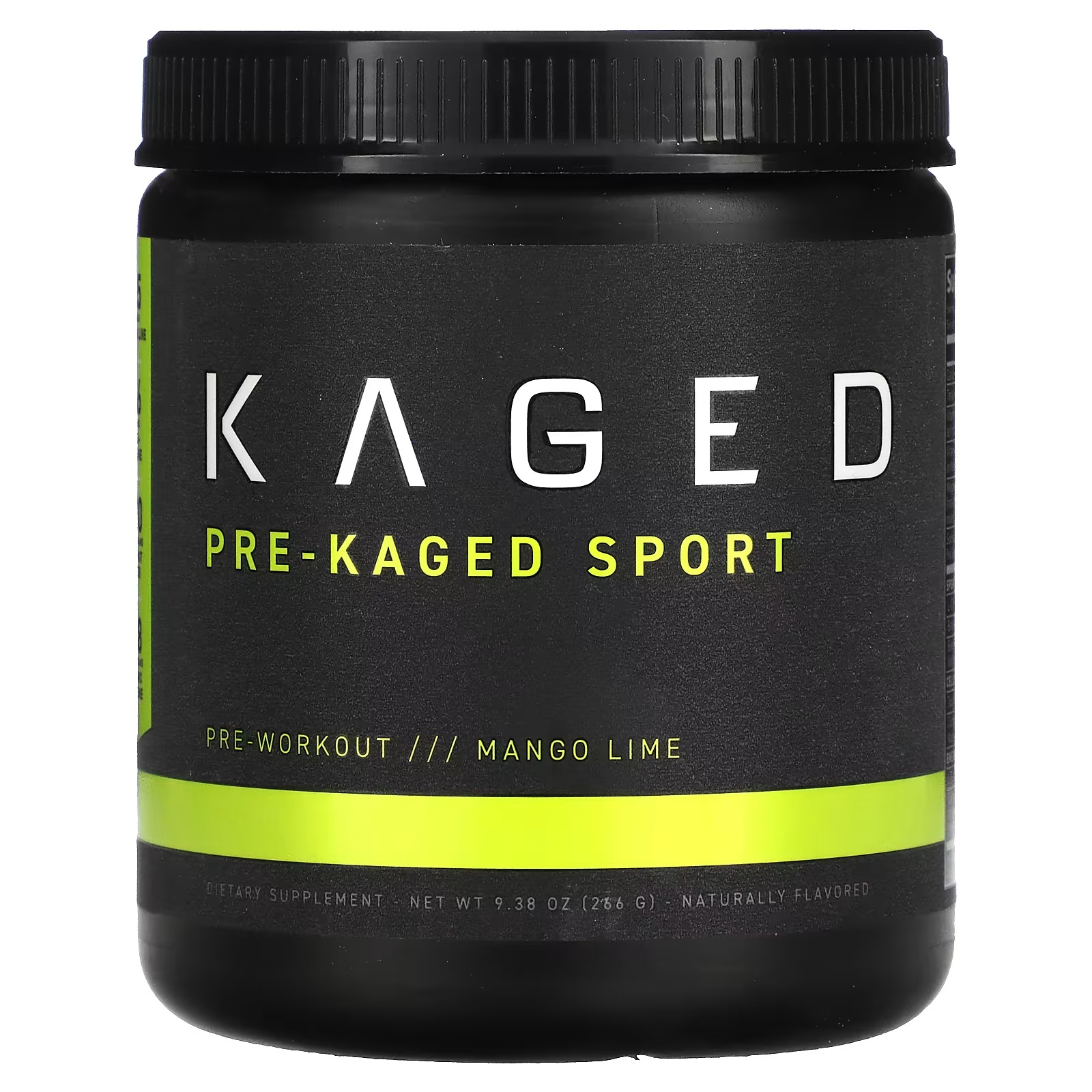 Kaged Muscle, PRE-KAGED Sport, предтренировочный комплекс, манго и лайм, 266 г (9,38 унции)