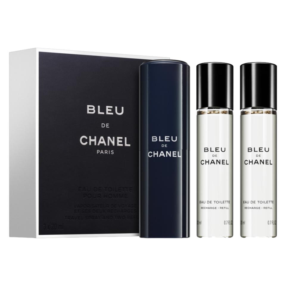 Туалетная вода Chanel Bleu de Chanel Twist and Spray, 3х20 мл туалетная вода 100 мл chanel bleu de chanel