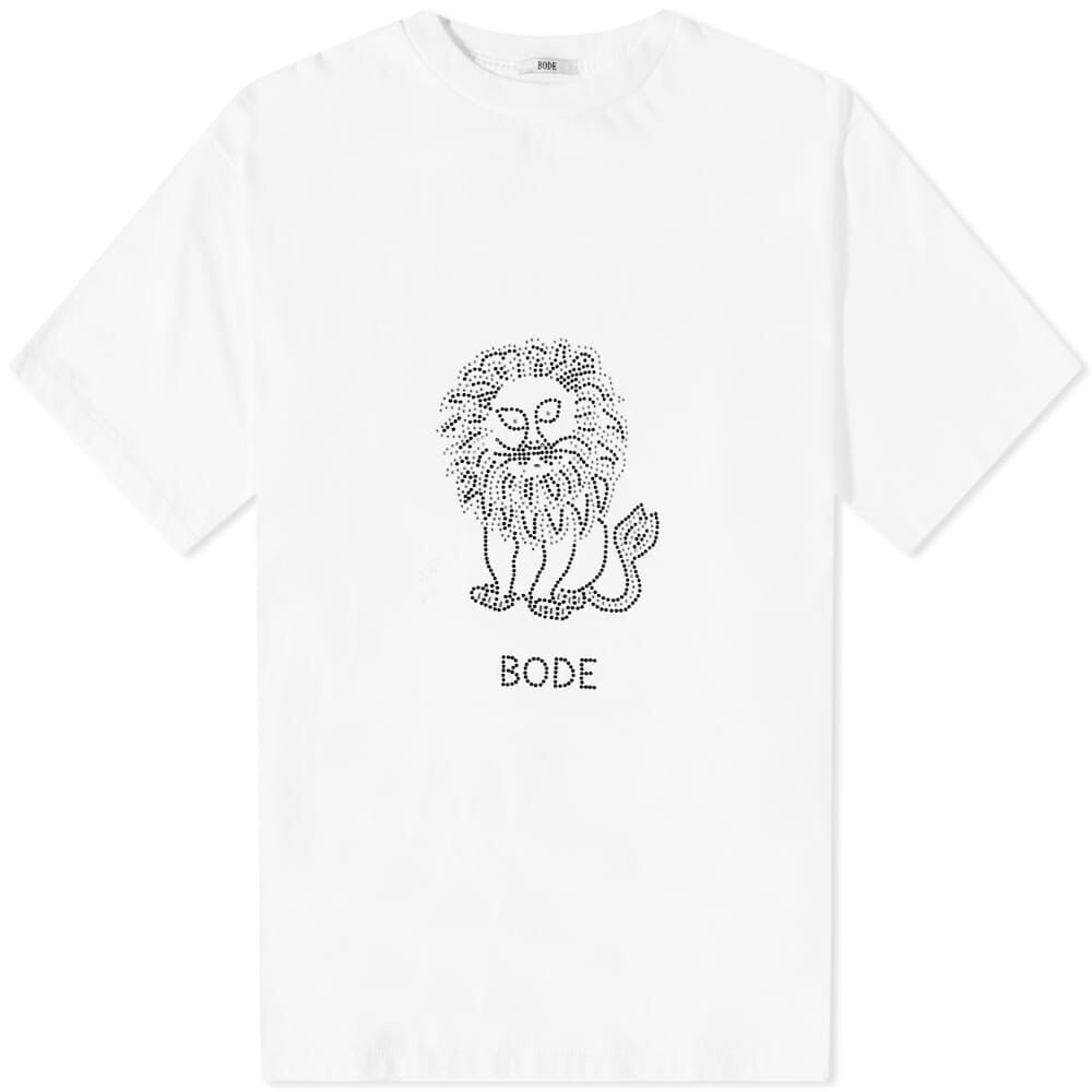 

Футболка BODE Embellished Lion Tee, Белый