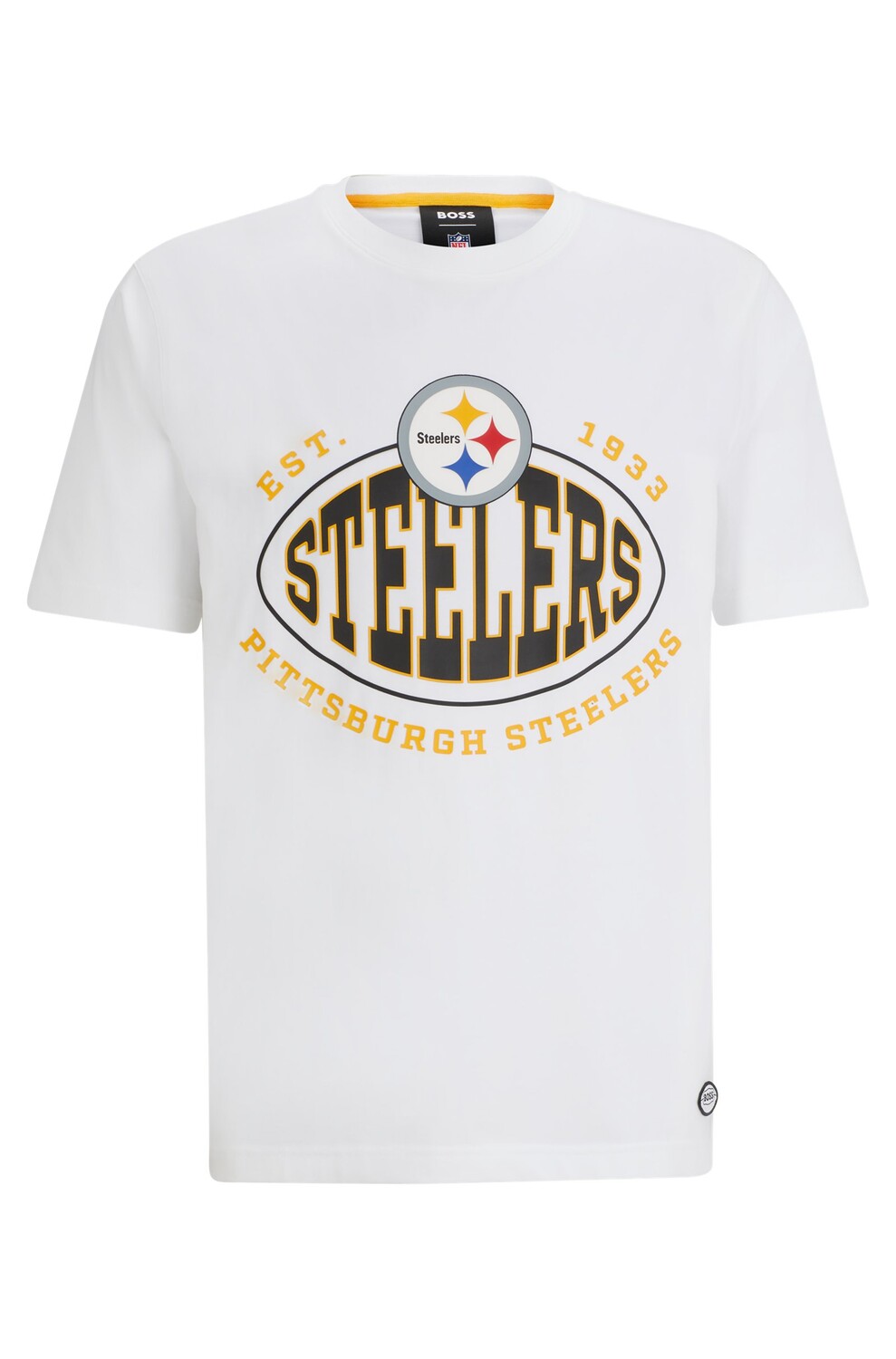 

Футболка Boss X Nfl Stretch-cotton Collaborative Branding, Steelers