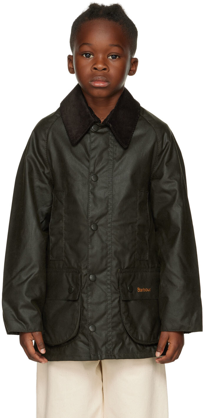 

Детская вощеная куртка Beaufort цвета хаки Barbour