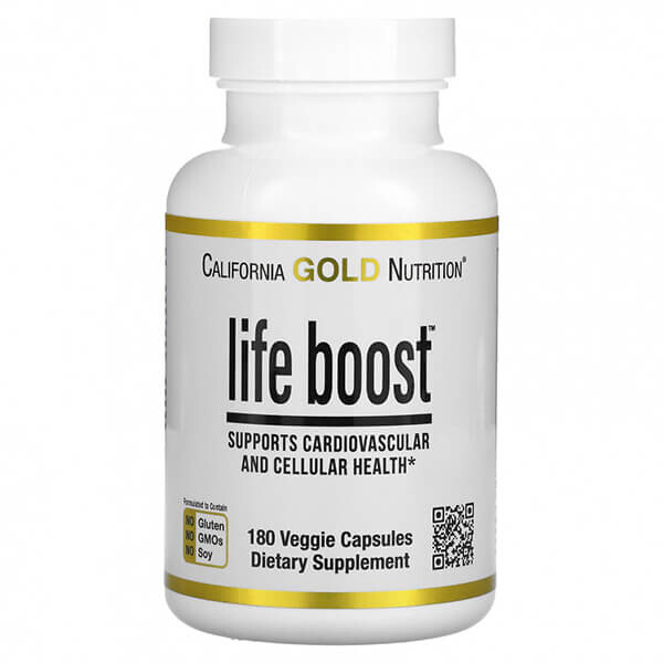 

Экстракт виноградных косточек California Gold Nutrition, 180 капсул