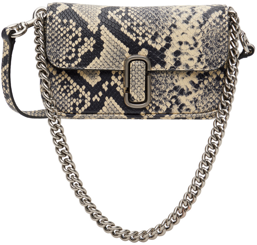 

Бежево-черная мини-сумка через плечо 'The J Marc' Marc Jacobs, Черный