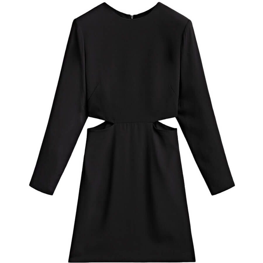 

Платье Massimo Dutti With Cut-Out Waist, черный (Размер S)