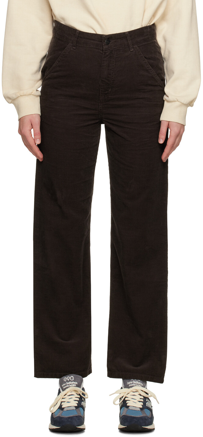 

Коричневые простые брюки Carhartt Work In Progress