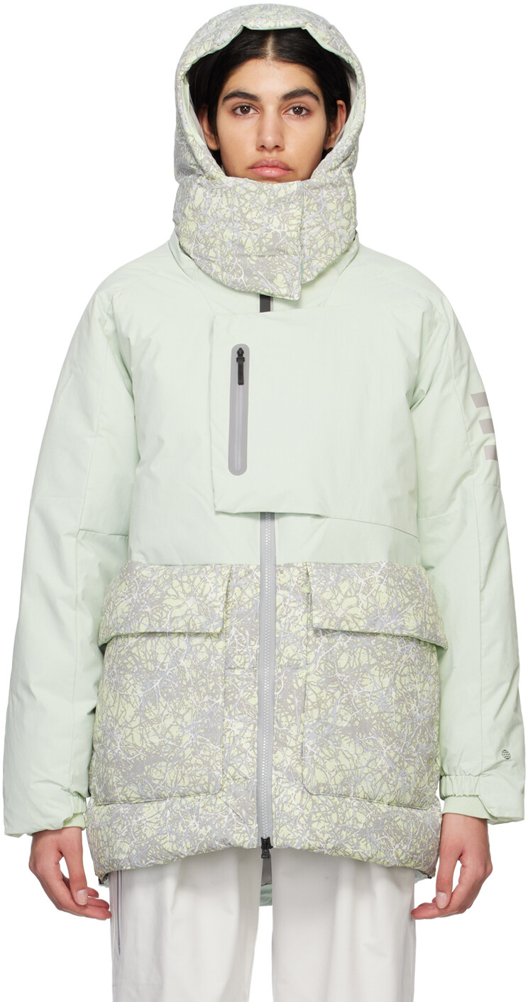 

Зеленый пуховик adidas TERREX Edition Xploric and wander
