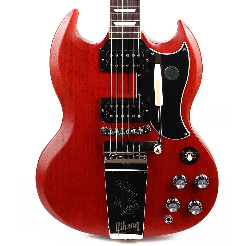 

Gibson SG Standard Faded '61 с Maestro Vibrola Cherry Gibson SG Faded '61 with Vibrola Cherry