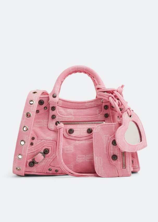 

Сумка BALENCIAGA Neo Cagole XS top handle bag, розовый