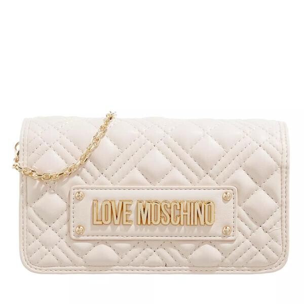 

Кошелек portaf.quilted pu avorio Love Moschino, бежевый