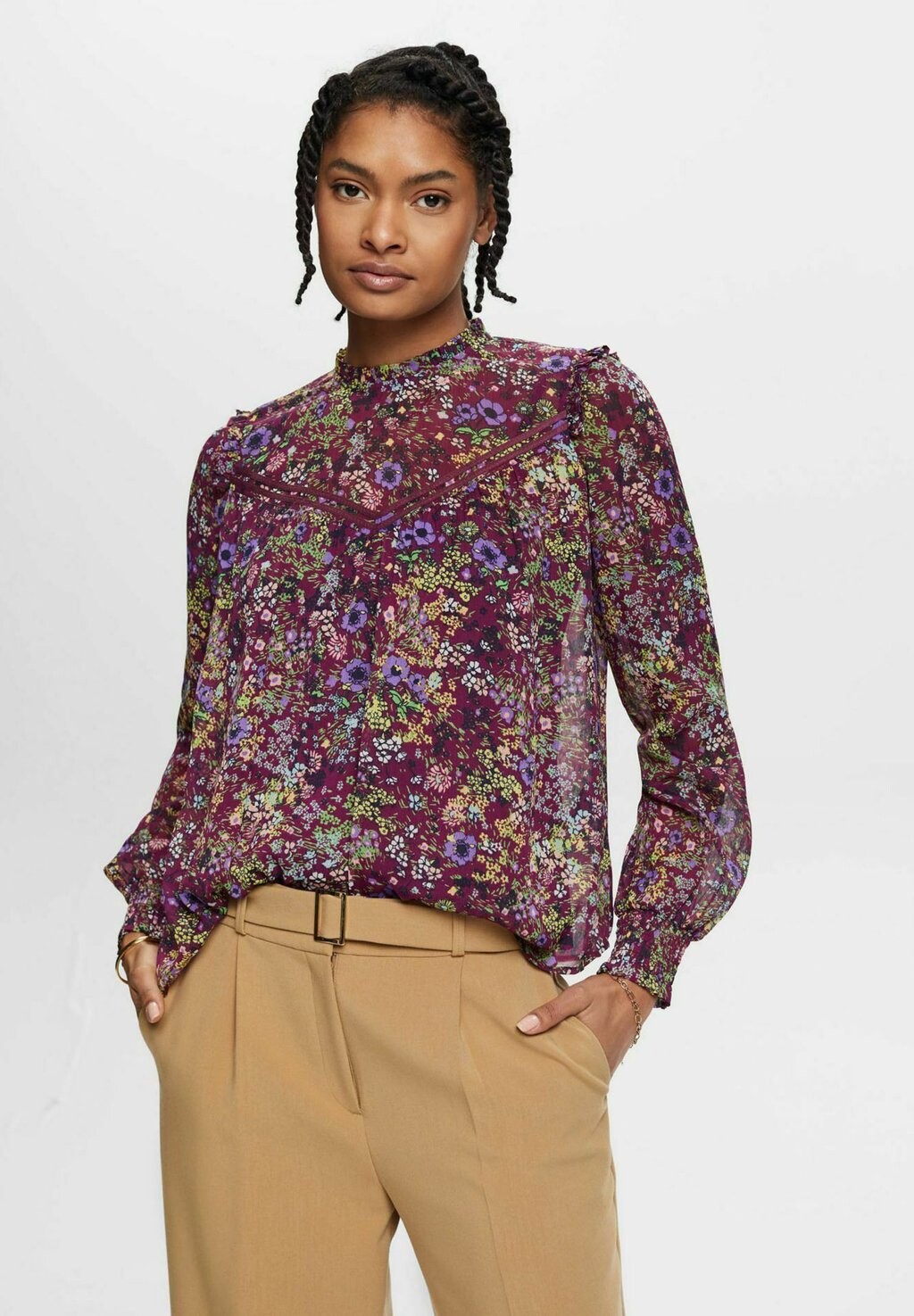 

Блуза edc by Esprit, фиолетовый