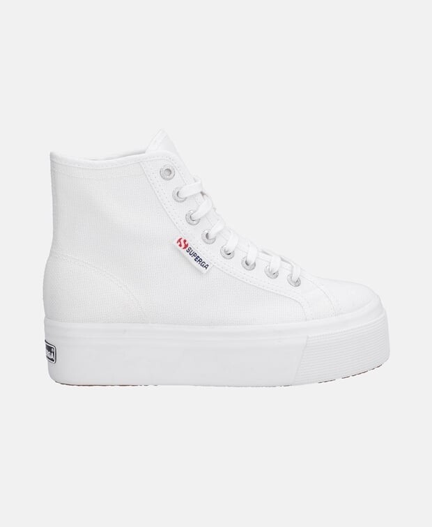 

Массивные высокие кеды Superga, белый