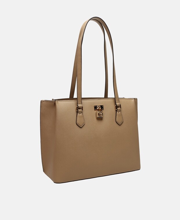 

Кожаная сумка-тоут Michael Michael Kors, кэмел