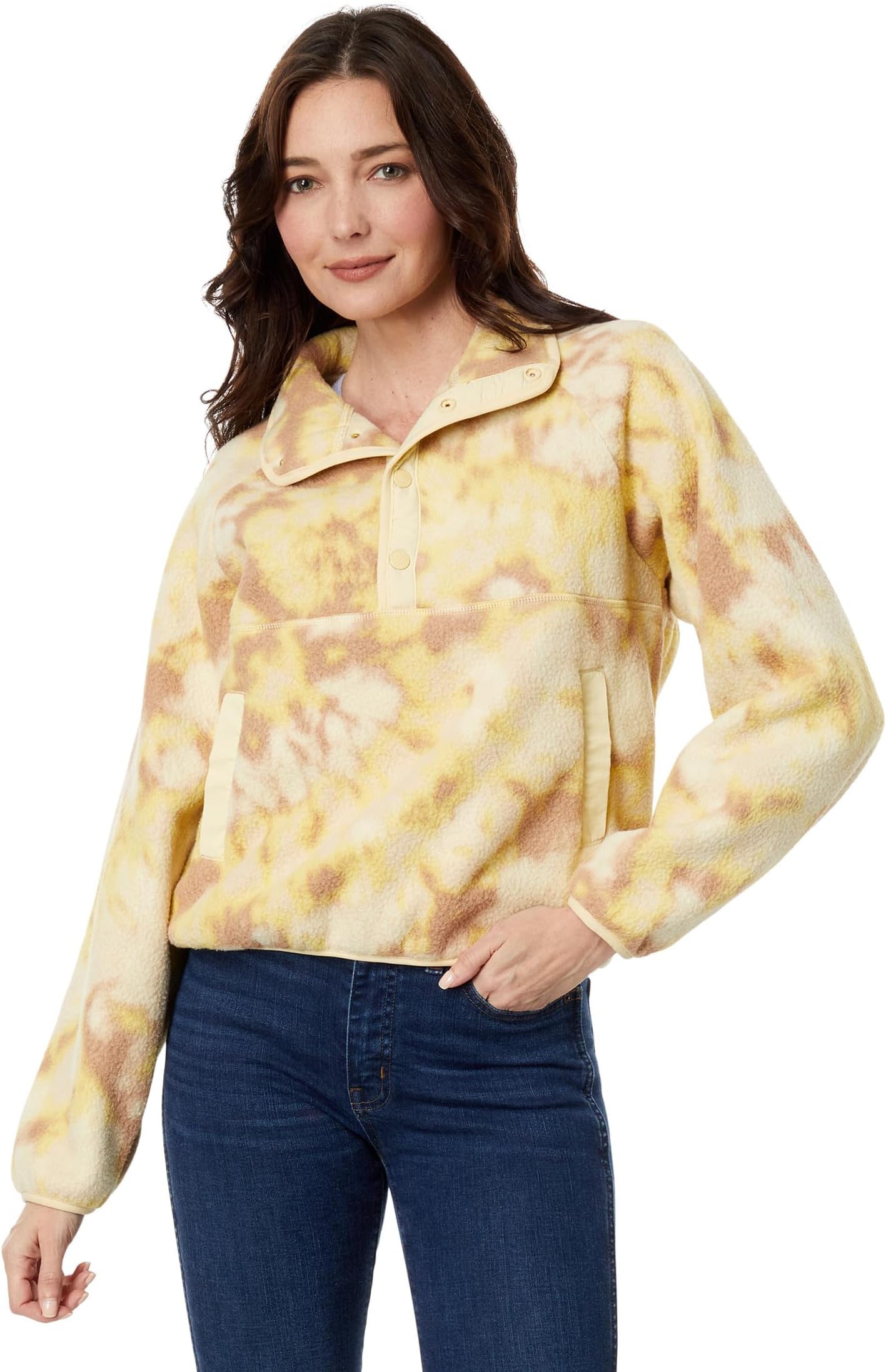 

Куртка Campo Fleece Pullover Toad&Co, цвет Barley Tie-Dye Print
