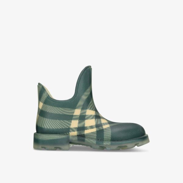 

Резиновые ботильоны marsh в клетку Burberry, серый