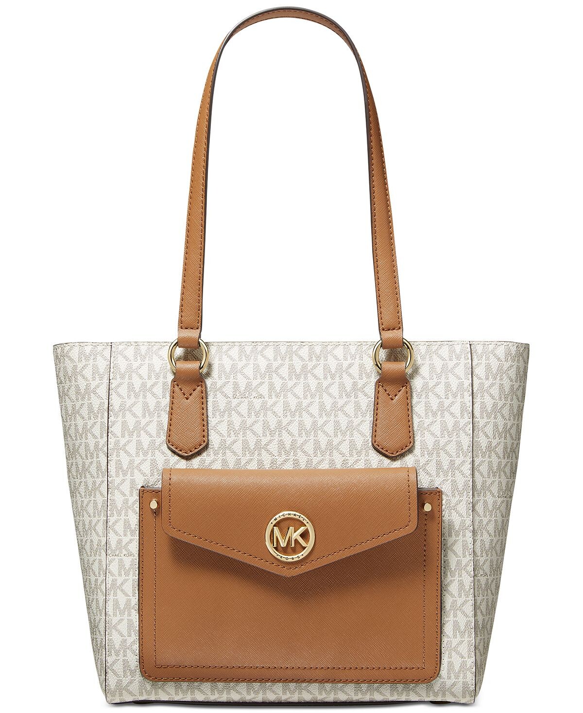 

Сумка-тоут signature joey среднего размера с карманом Michael Kors, мульти