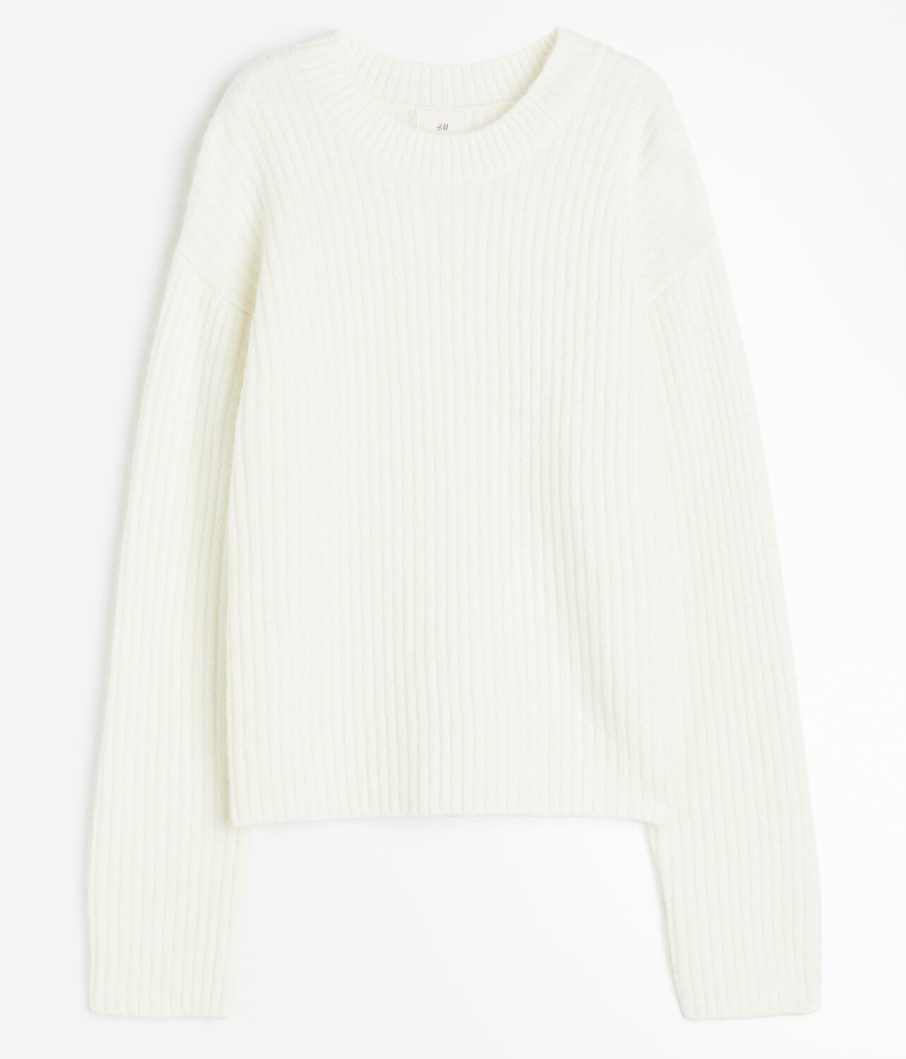 

Джемпер H&M Rib-knit, белый