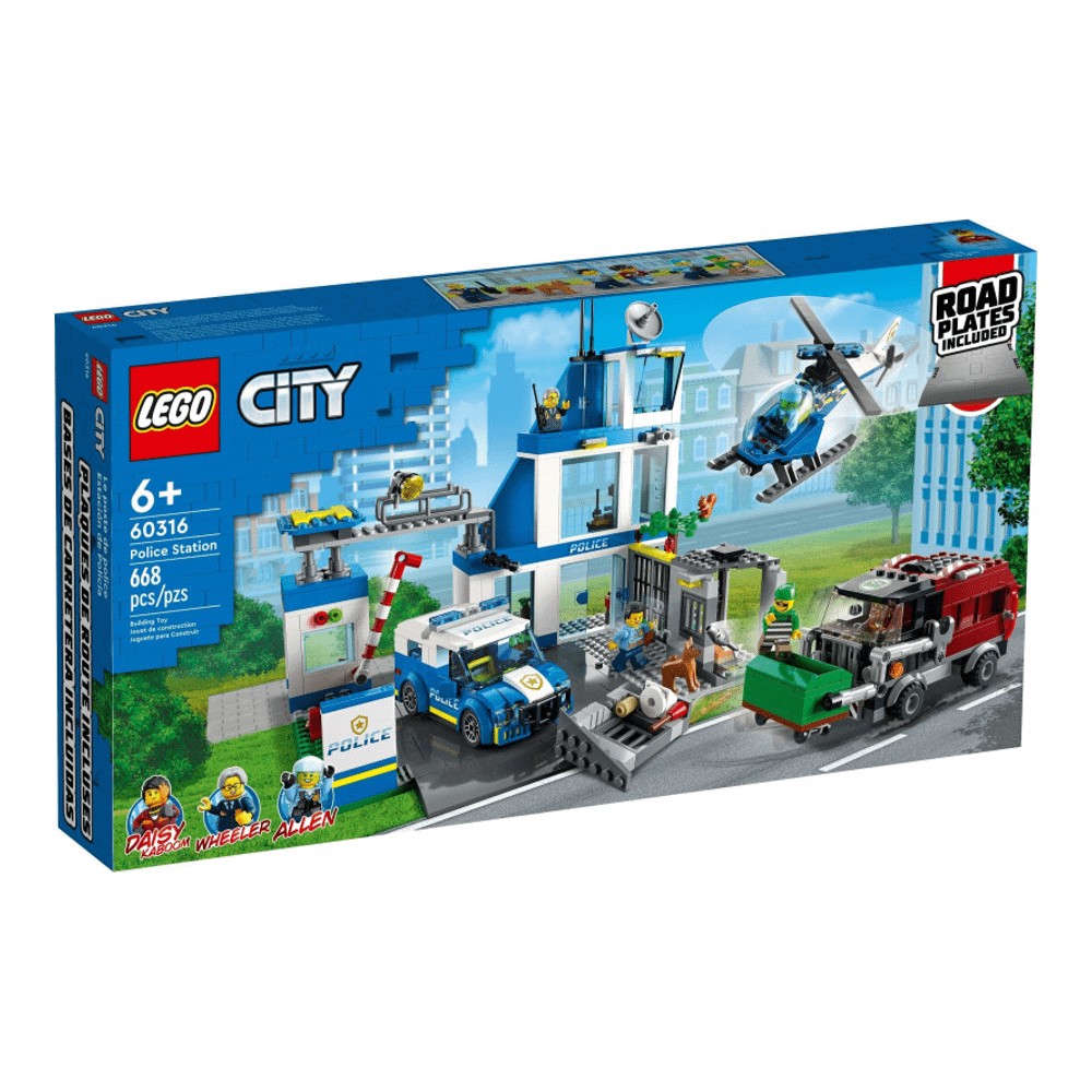Конструктор LEGO City 60316 Полицейский участок конструктор полицейский участок 90 деталей