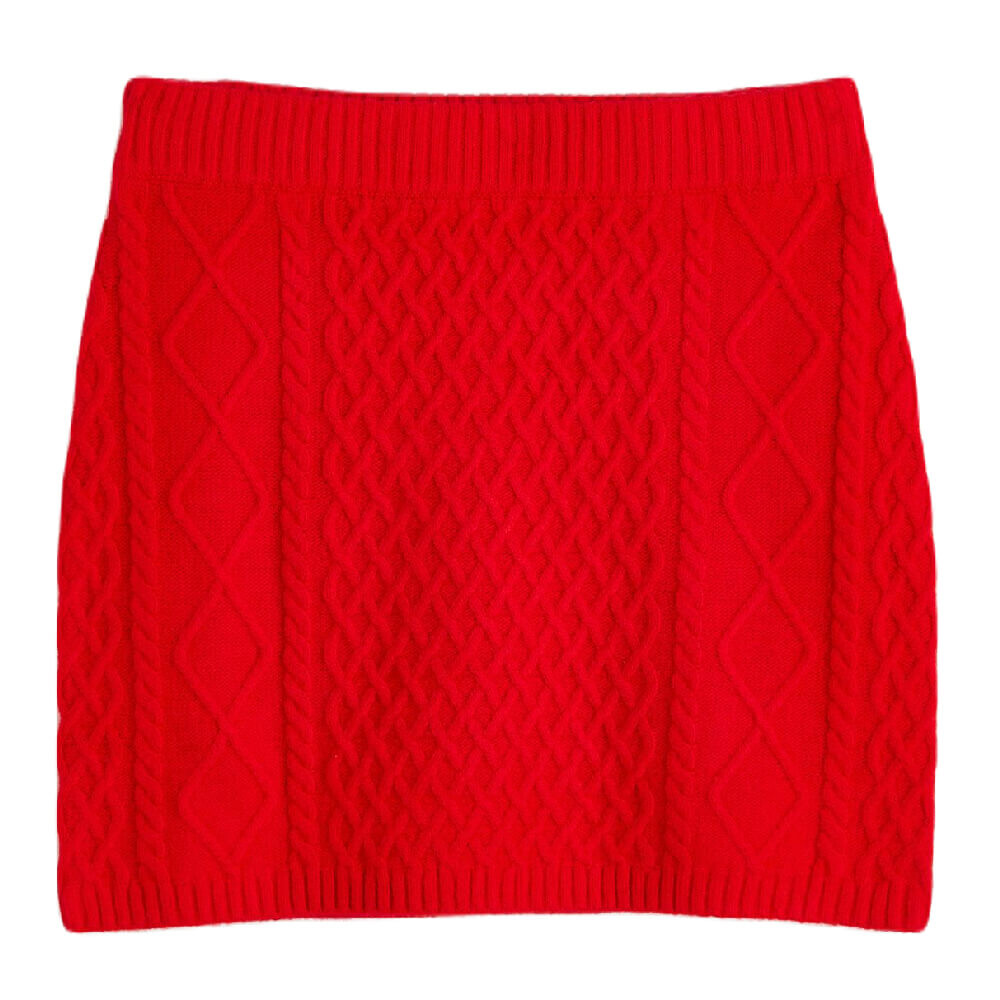 

Юбка H&M Cable-knit, красный