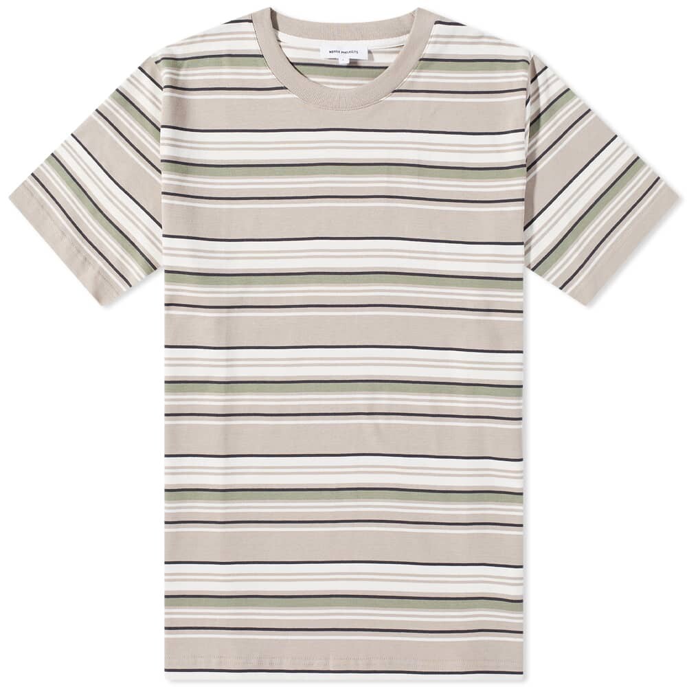 

Футболка Norse Projects Johannes Weekend Stripe Tee, Серый