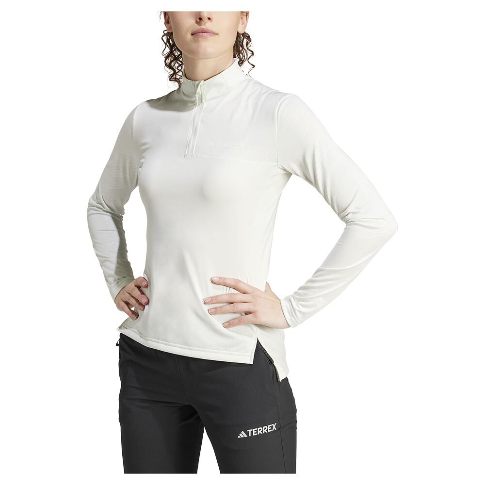 

Лонгслив adidas Mt Half Zip, фиолетовый