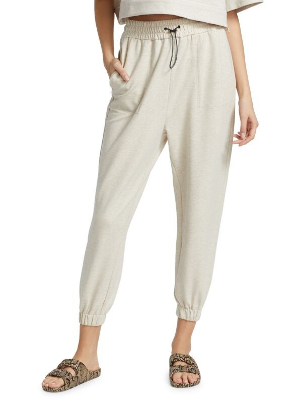 

Спортивные штаны nevada из эластичного хлопка Varley Ivory marl