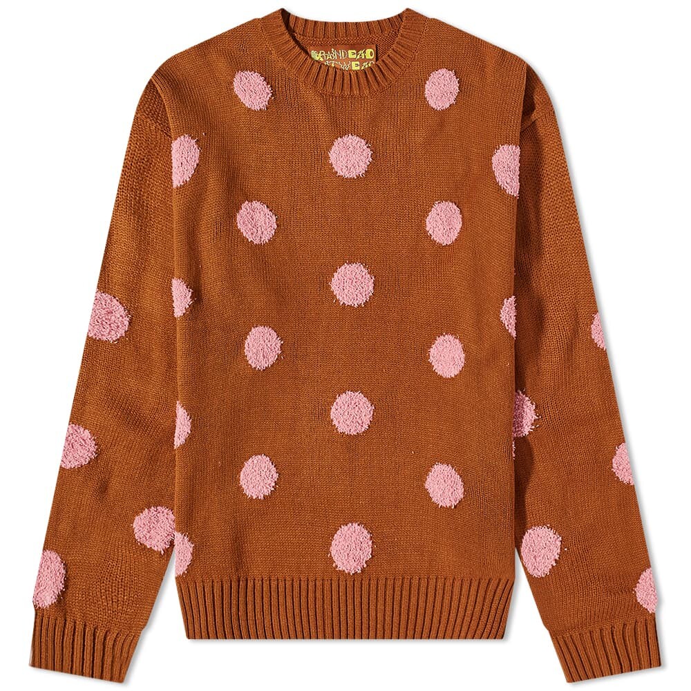 

Джемпер Brain Dead Polka Pile Crew Knit, Коричневый