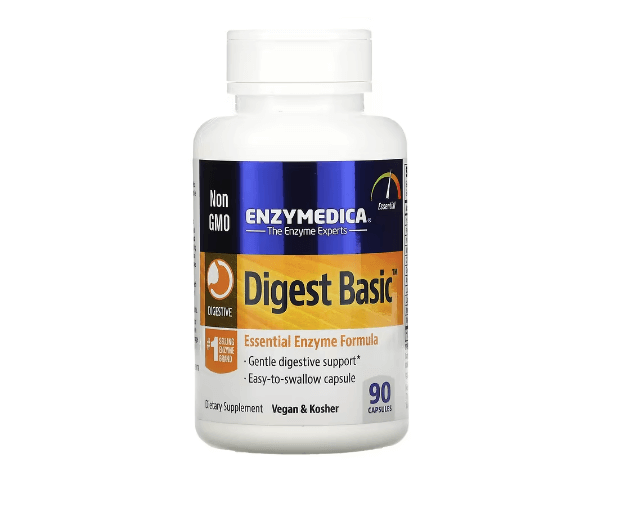 Основные ферменты 90 капсул Digest Basic Enzymedica enzymedica digest пробиотики 90 капсул