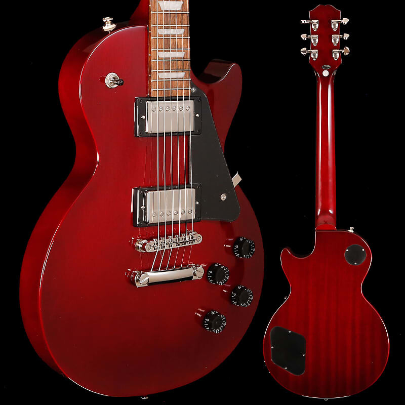 

Epiphone Les Paul Studio, винно-красный, 8 фунтов 6 унций Les Paul Studio, Wine Red 577 8lbs 2oz