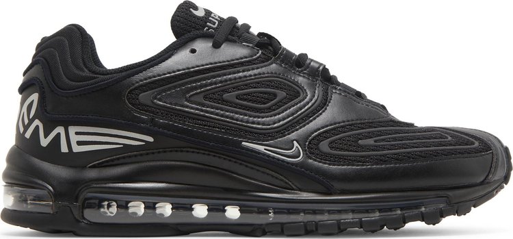 Кроссовки Nike Supreme x Air Max 98 TL SP 'Black', черный цена и фото