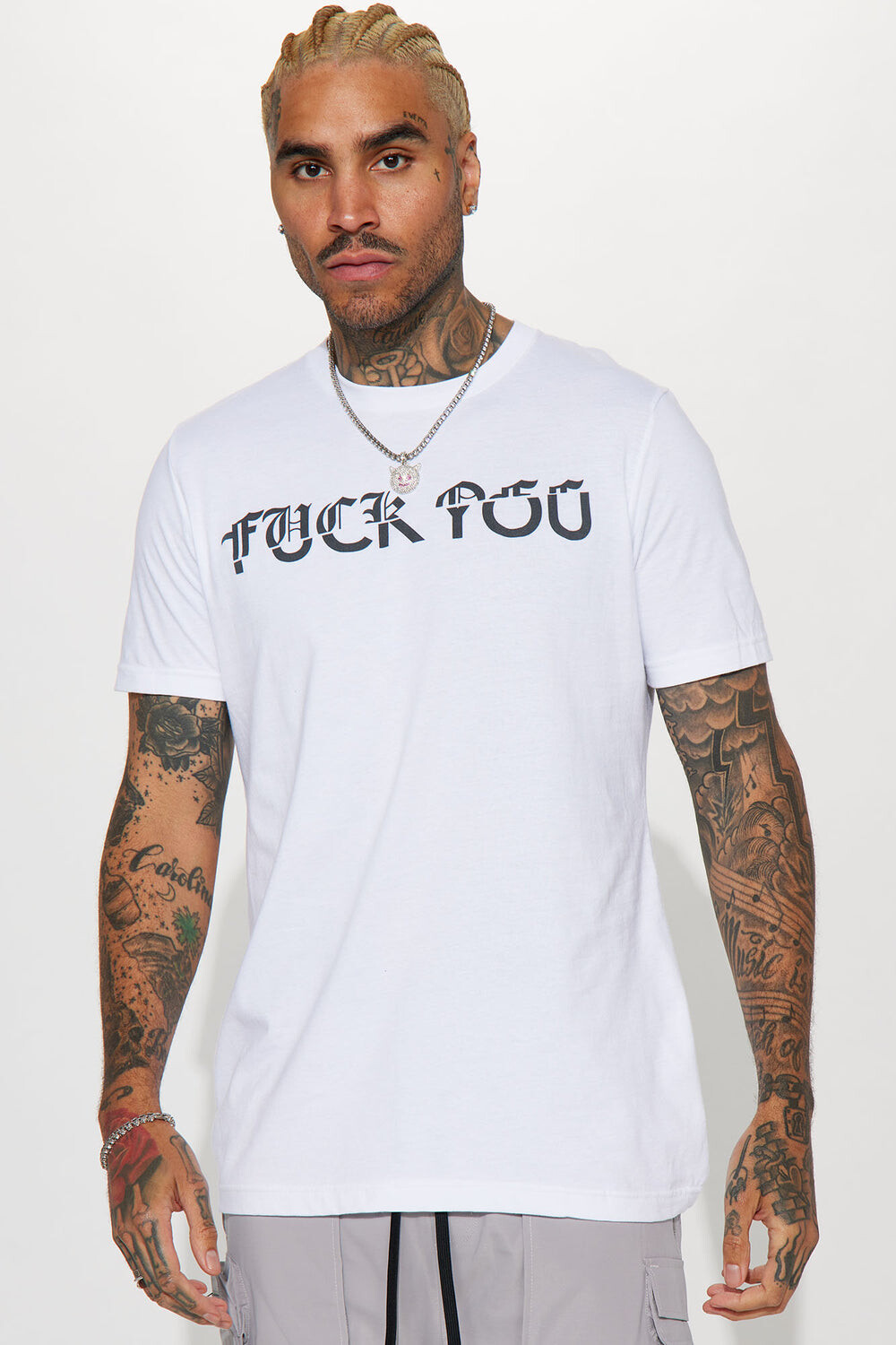 

Футболка Fashion Nova FNP1204FUCKOFF, белый