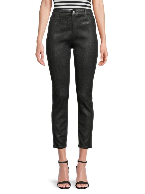 

Эластичные джинсы до щиколотки farrah со средней посадкой AG Jeans Luminous grey