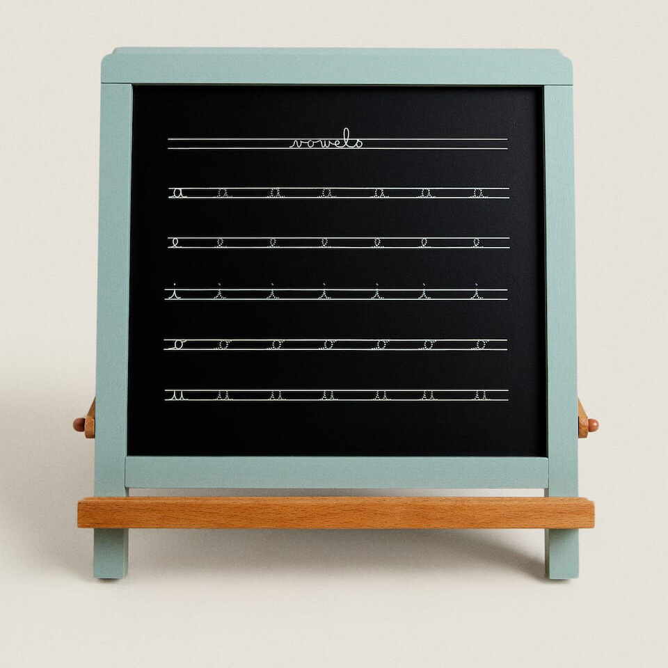 

Меловая доска Zara Home Wooden Blackboard, мультиколор