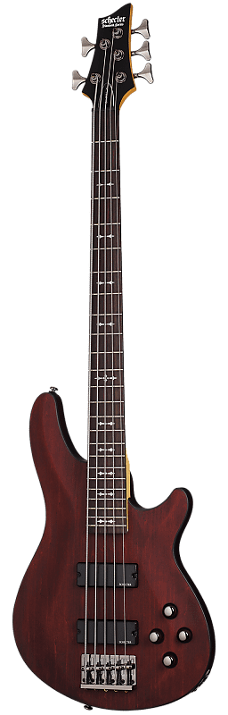 цена Schecter OMEN-5 5-струнная бас-гитара, Ореховый сатин, 2094