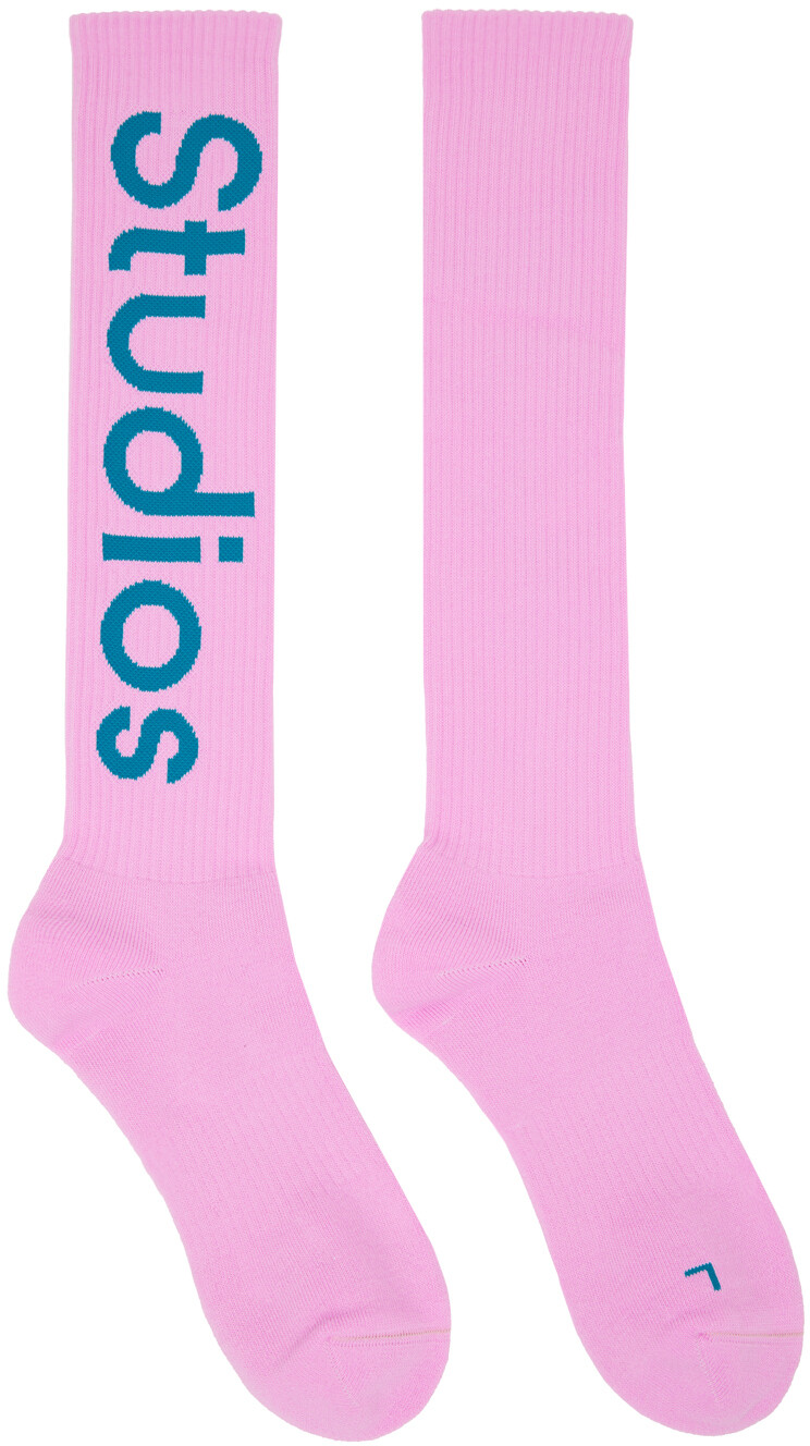 

Розовые гольфы Acne Studios