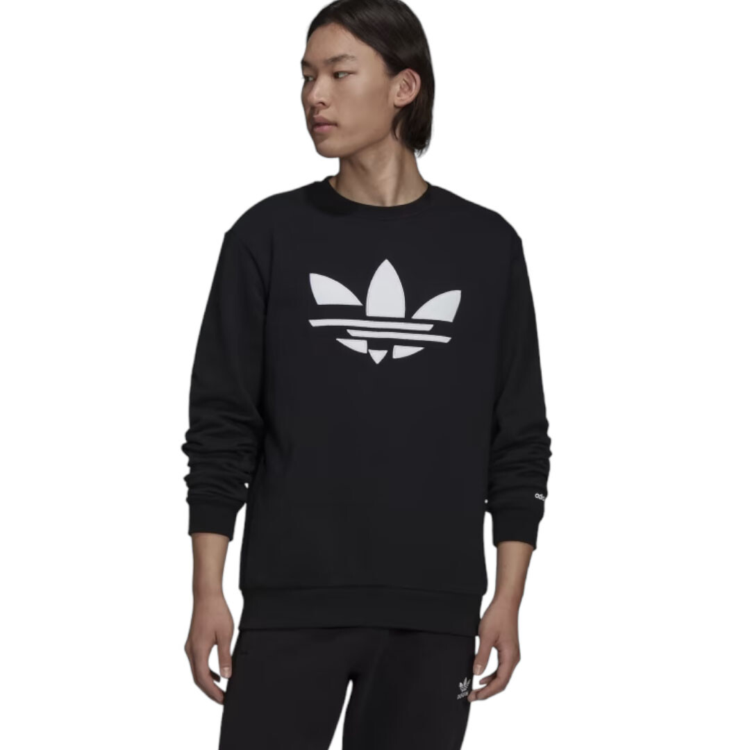 

Свитшот Adidas Originals Adicolor Shattered Trefoil Crewneck, черный
