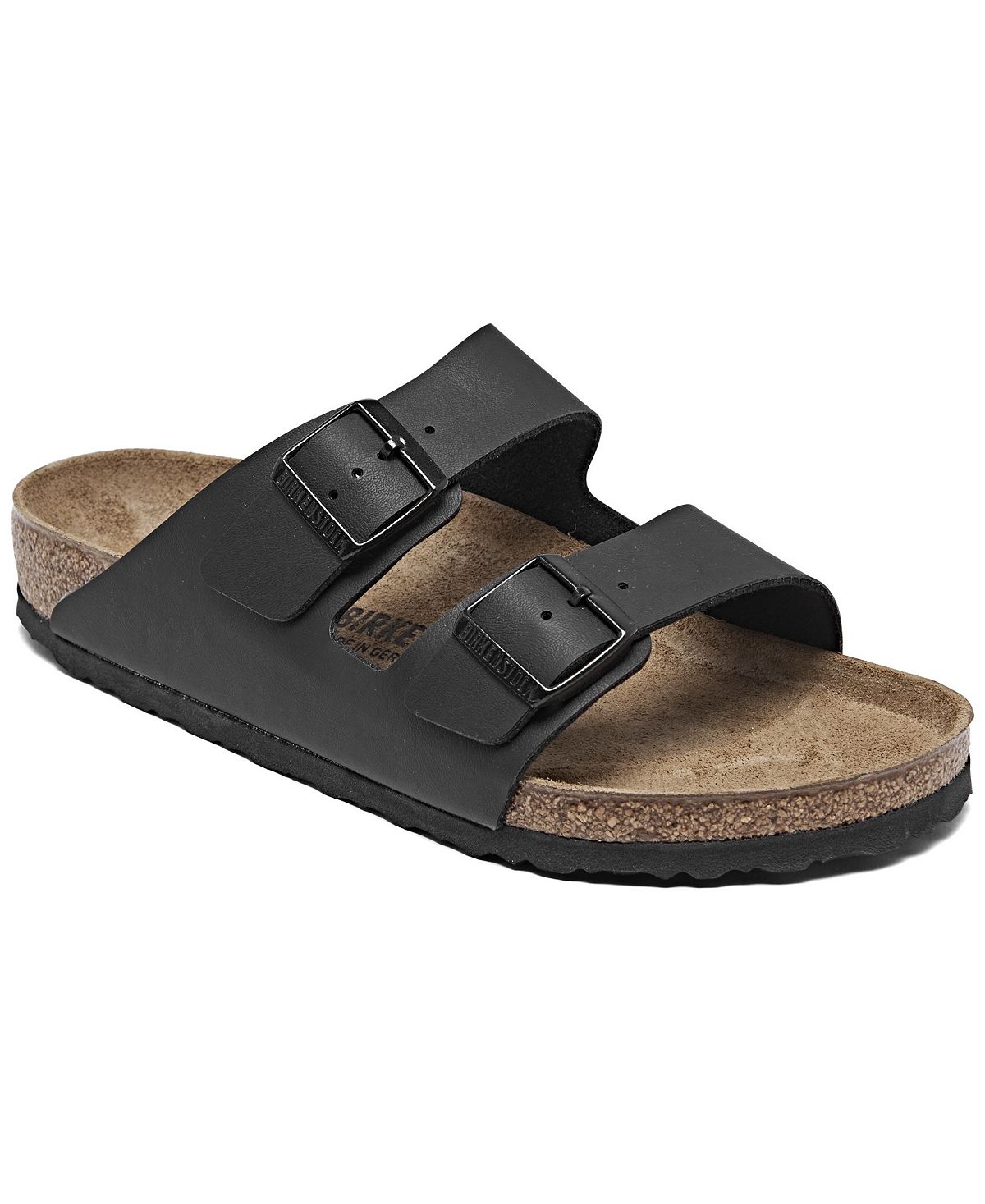 Мужские сандалии с двумя ремешками arizona birko-flor от finish line  Birkenstock, черный