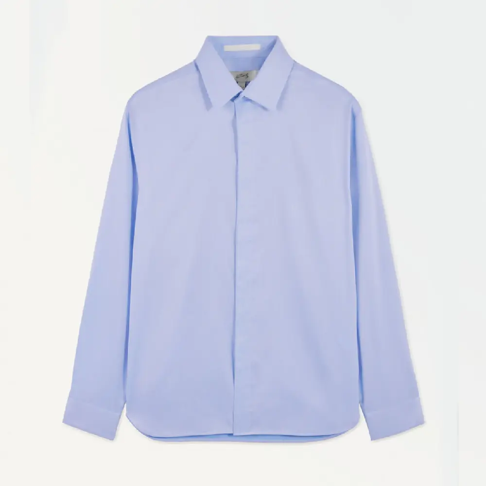 

Рубашка Cos Atelier The Minimal Tailored, голубой