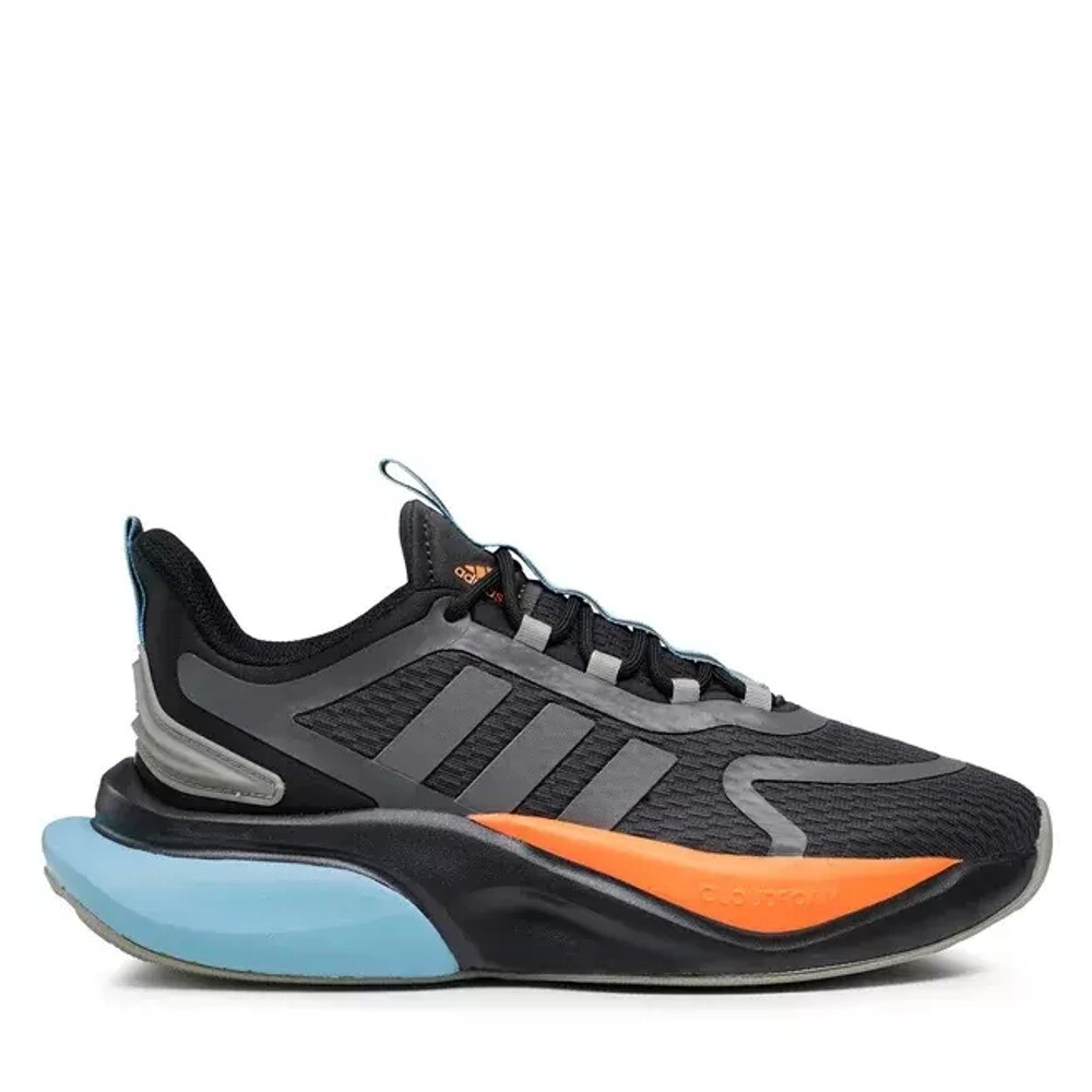 

Кроссовки Adidas Alphabounce+ Sustainable Bounce, черный/оранжевый/голубой