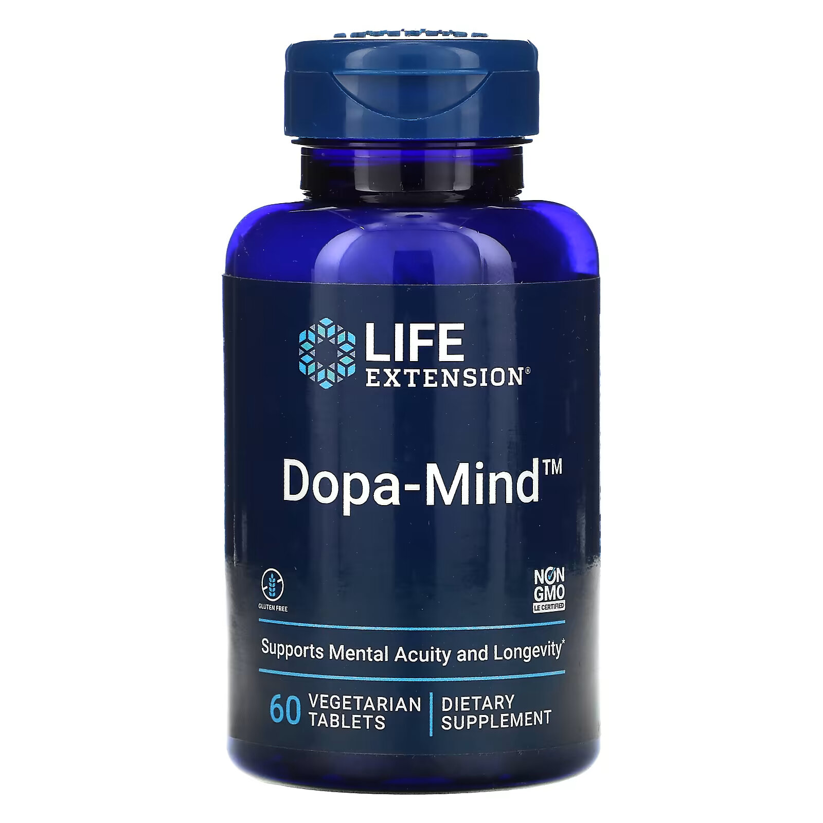 Life Extension, Dopa-Mind, 60 вегетарианских таблеток life extension прегненолон elite cognitex 60 вегетарианских таблеток