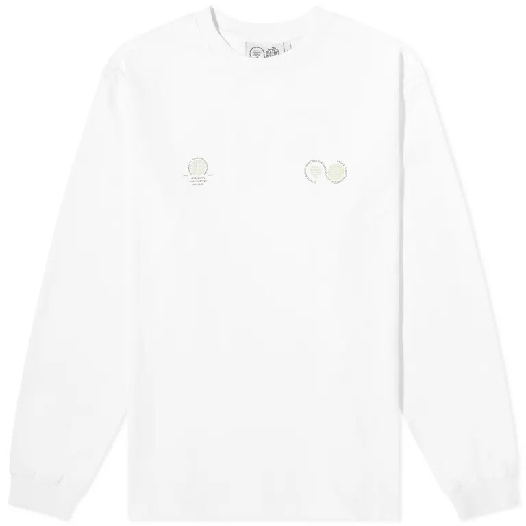 

Свитшот Purple Mountain Observatory Long Sleeve Globe, белый