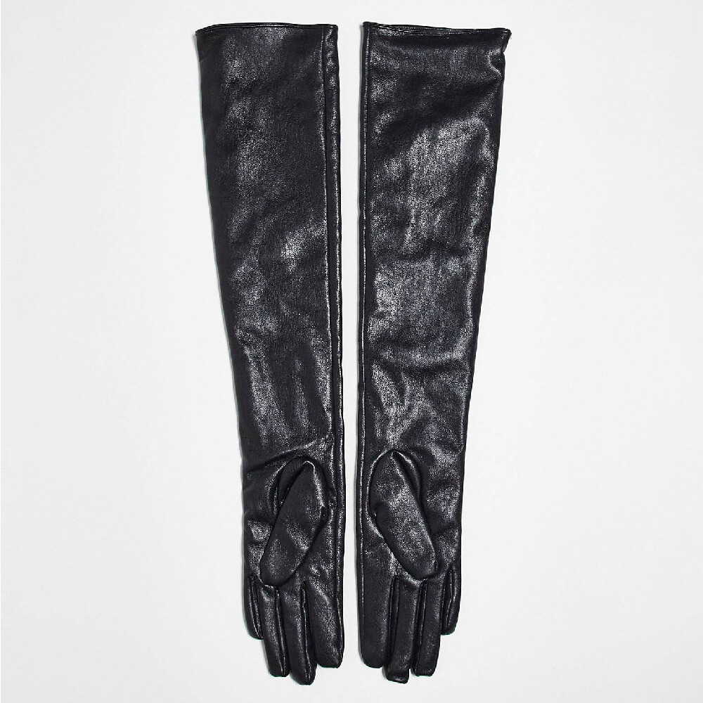 

Перчатки My Accessories London halloween PU Long, черный